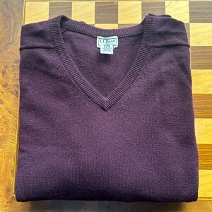 Men’s LL Bean Lambswool Sweater - XL